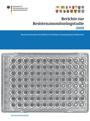 cover image of Berichte zur Resistenzmonitoringstudie 2008